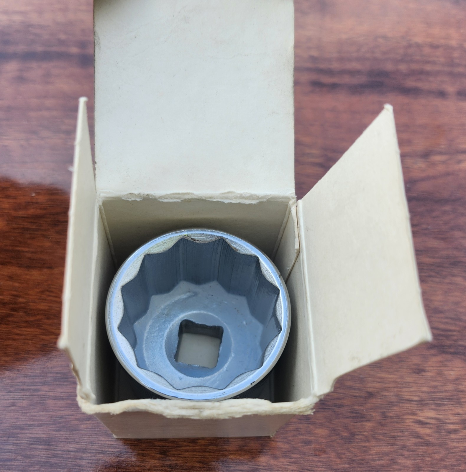 Craftsman 36mm Metric Top Knurl 1/2″ Drive 12 Point USA -V- Series NOS with Box