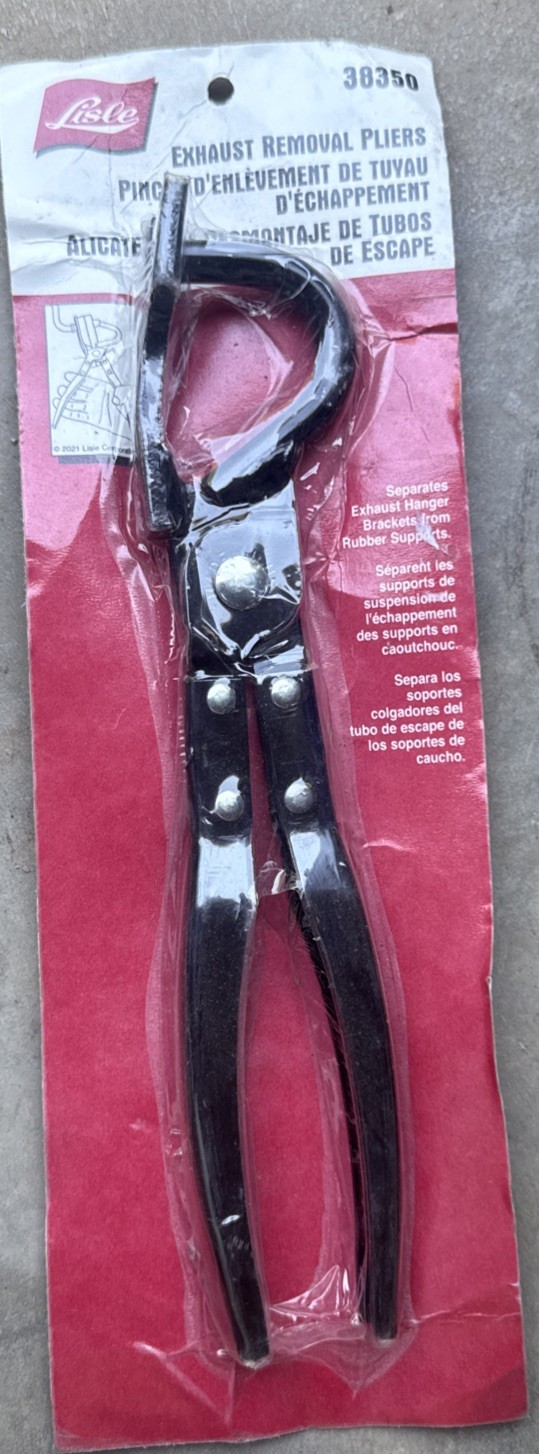 Lisle Exhaust Clamp/Hanger Removal Pliers 38350 USA NEW