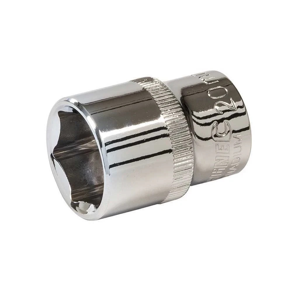 20mm Socket 6pt 3/8″ Drive Metric Silverline Mechanical Engineering – 300116