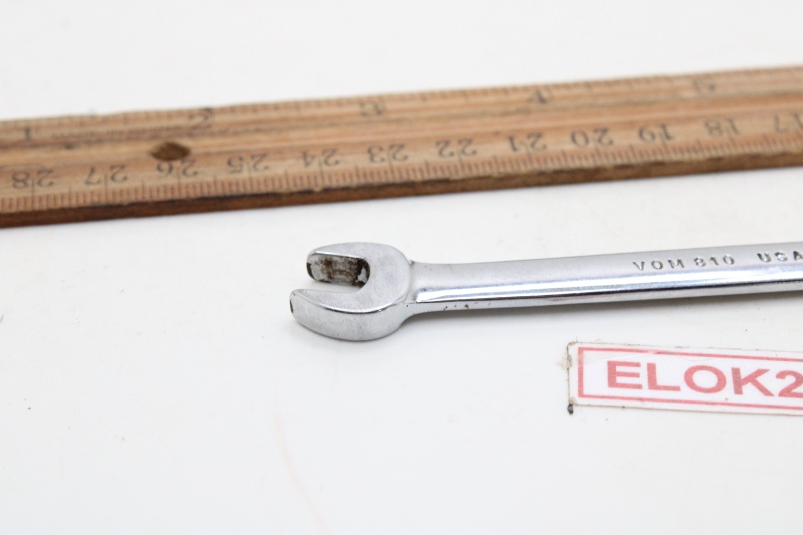 Snap-on Tools VOM810 8mm x 10mm Metric Double Open End Wrench 4.5″ USA