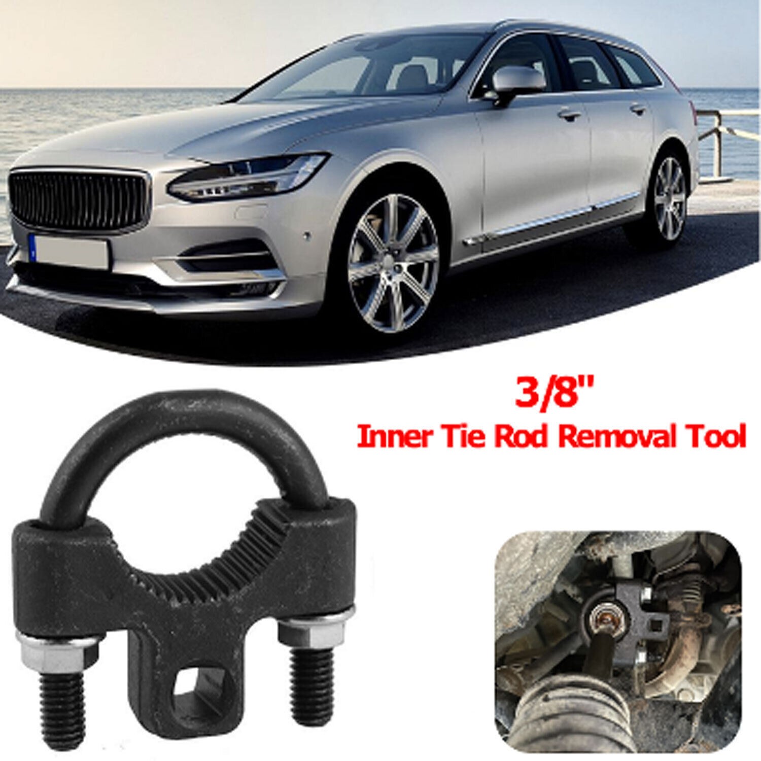Remover Turner For Vehicle Steering System Repair Car Inner Tie Rod Tool 3/8 in