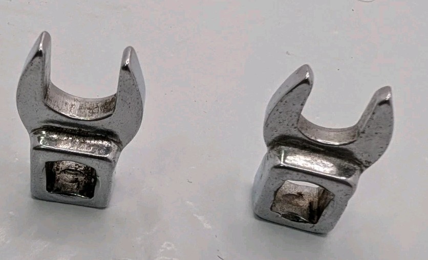 Craftsman 7/16” & 1/2” SAE 3/8 Drive Crowfoot V- 43622, V-43621 Used.