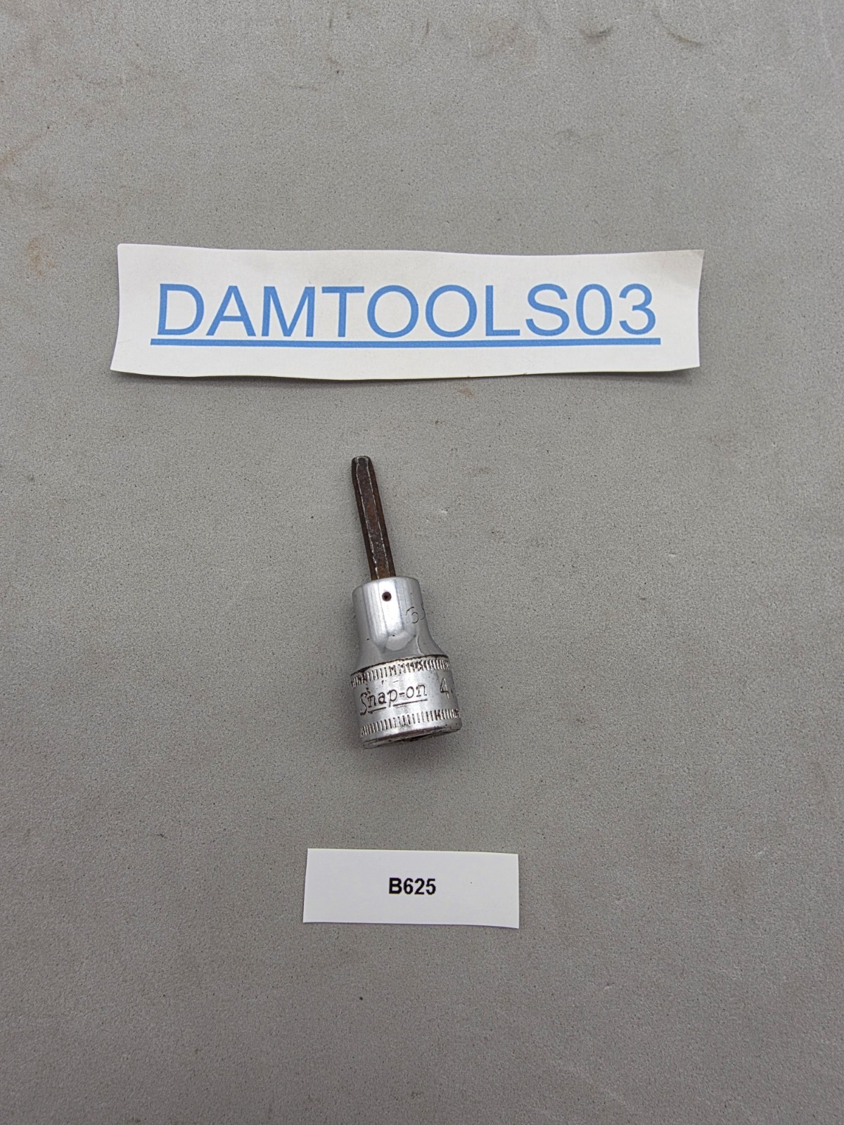 Snap On Tools FAM4A 4mm Metric Chrome Hex Socket 3/8″ Drive USA