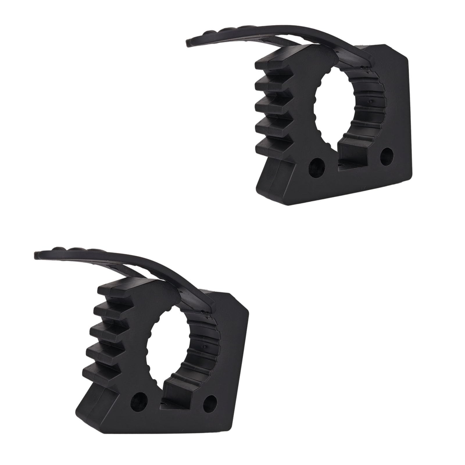 Quick-Release Rubber Clamp,Rubber Mount Clamps 1-1/5»to1-4/7″(2p), Black