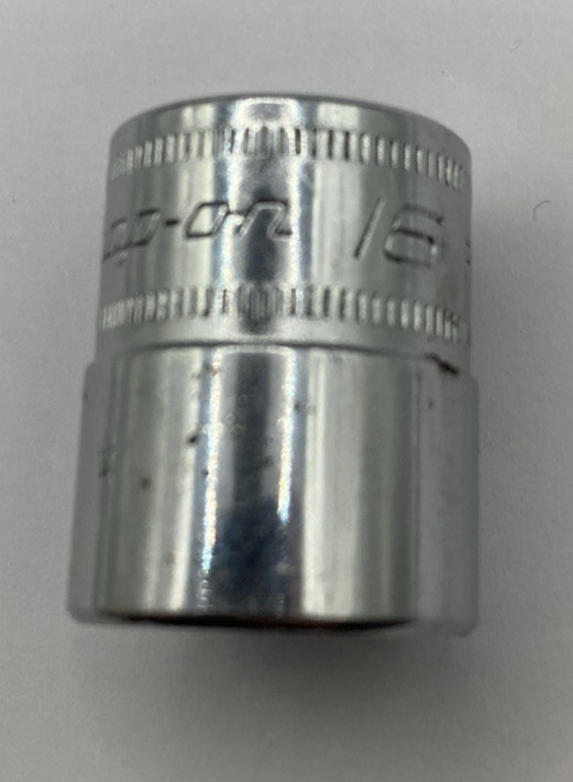 Used Snap On Snap-On Tools USA 3/8″ Drive 16mm 6-point Shallow Socket – FSM161