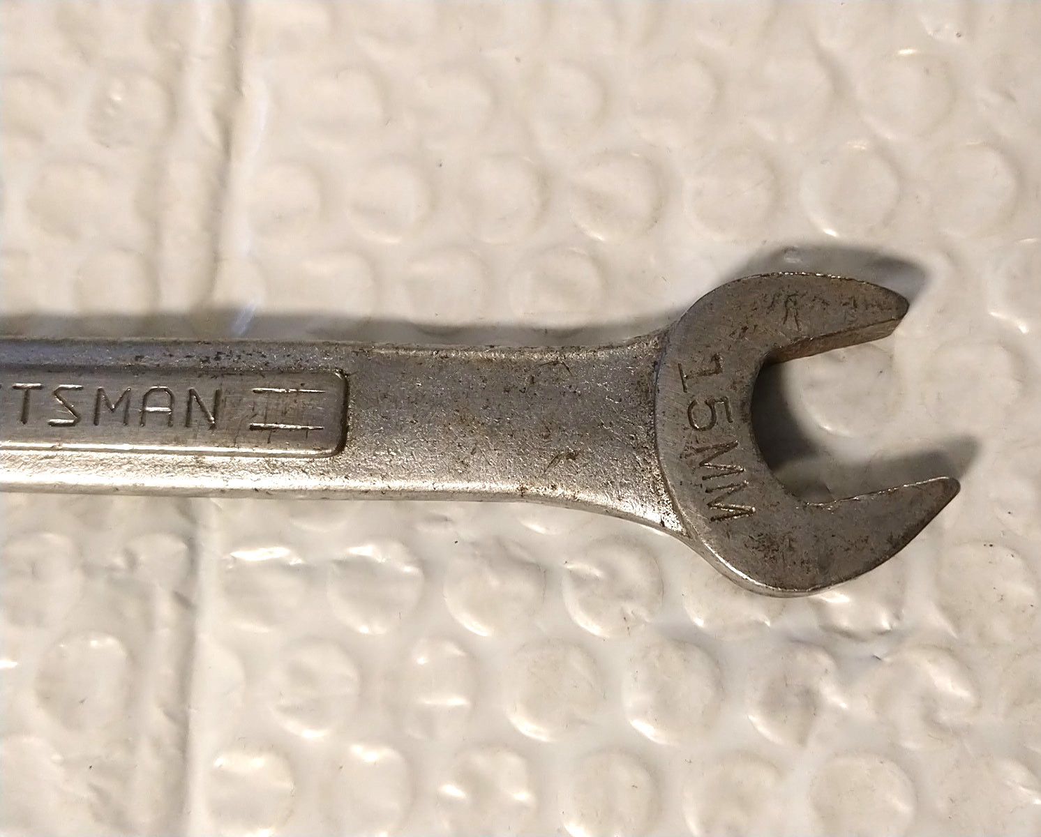 CRAFTSMAN TOOLS USA VV42919, 15MM. COMBINATION WRENCH, 7.75″ LONG, 12 POINT.