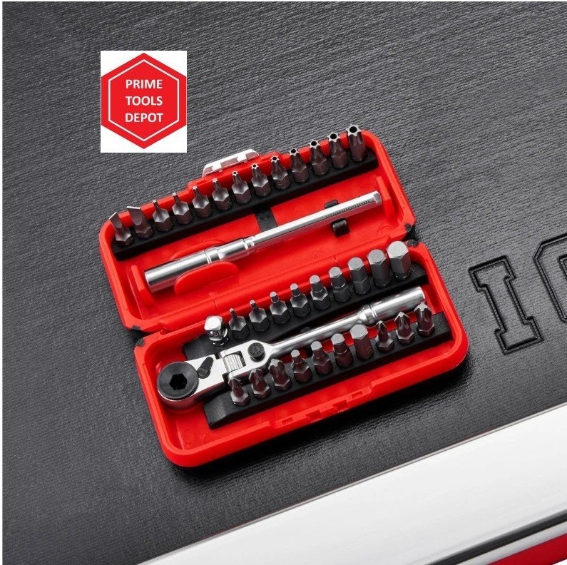 Icon Locking Flex-Head Ratchet and Bit Set, 35-Piece RXFT-35 58074