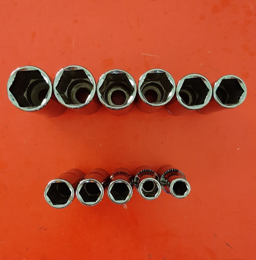 New Craftsman OVERDRIVE 1/2″ Drive SAE 11pc Deep Socket Set 3/8″ to 1″ 6pt Point