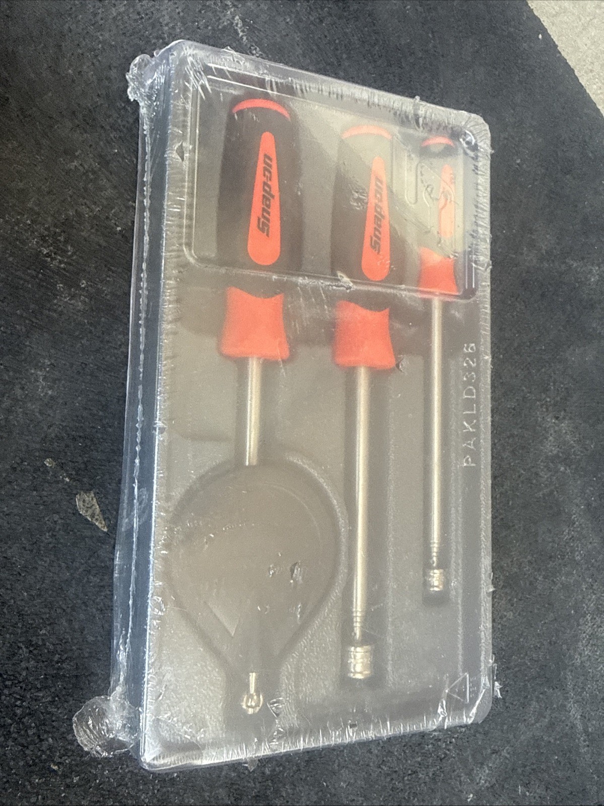 For SNAP ON Orange 3pc Soft Grip Magnetic Pickup Tool & Mirror Set PTM30o