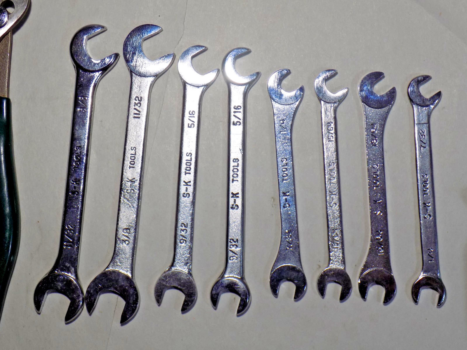 A++ SK Tools No.1610 10 Pc. SAE Ignition Wrench Set In Pouch-Unused? Possibly