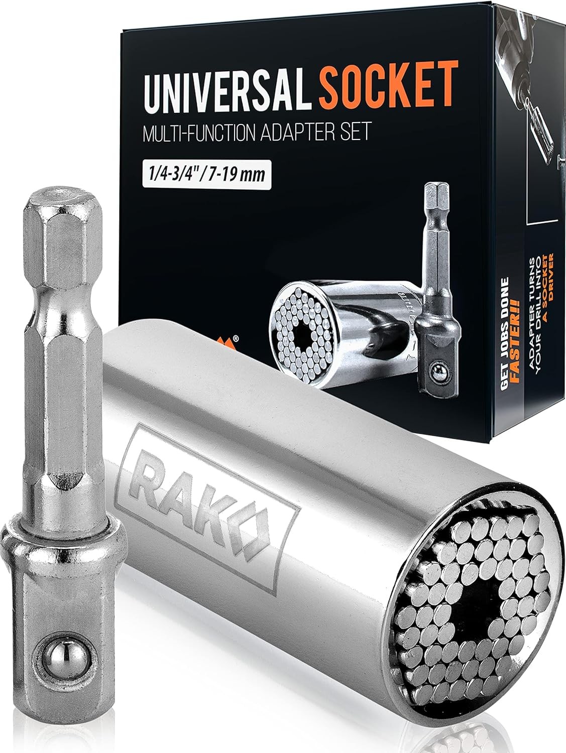 RAK Super Universal Socket Tool, 7-19mm Wrench Single