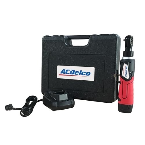 AC Delco ARW1207 G12 Compact Series 12V 1/4″ Ratchet Wrench Battery and Charger