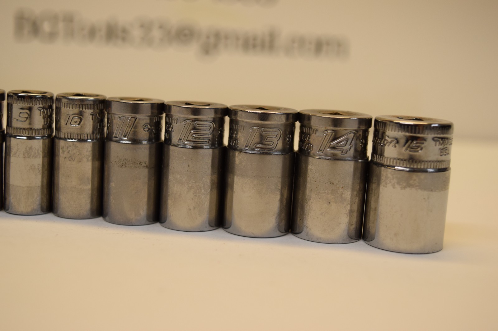 Snap-On 112YTMMSY 12pc 1/4″ Drive 6-Point Metric Flank Drive Xtra Semi-Deep Sock