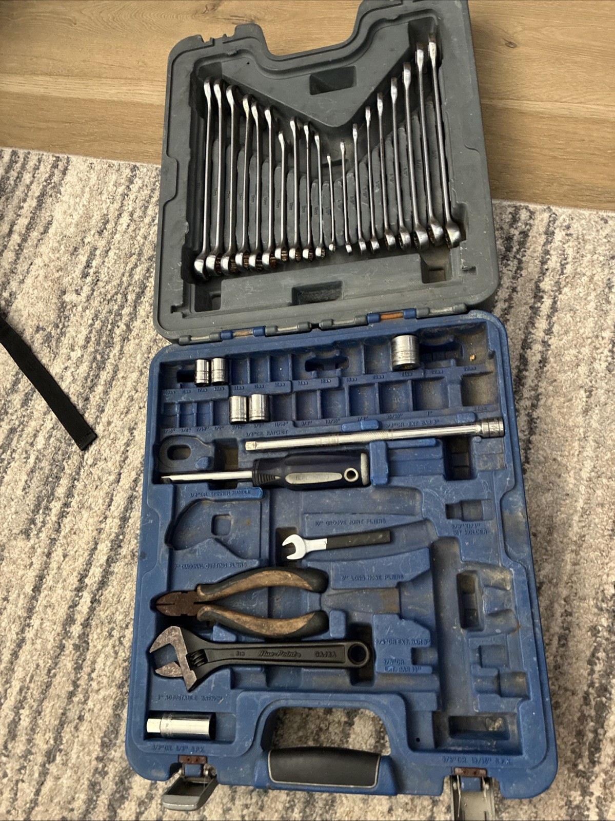 Blue-Point 3/8” Drive Master Mechanic Tool Set – SAE & Metric (READ)