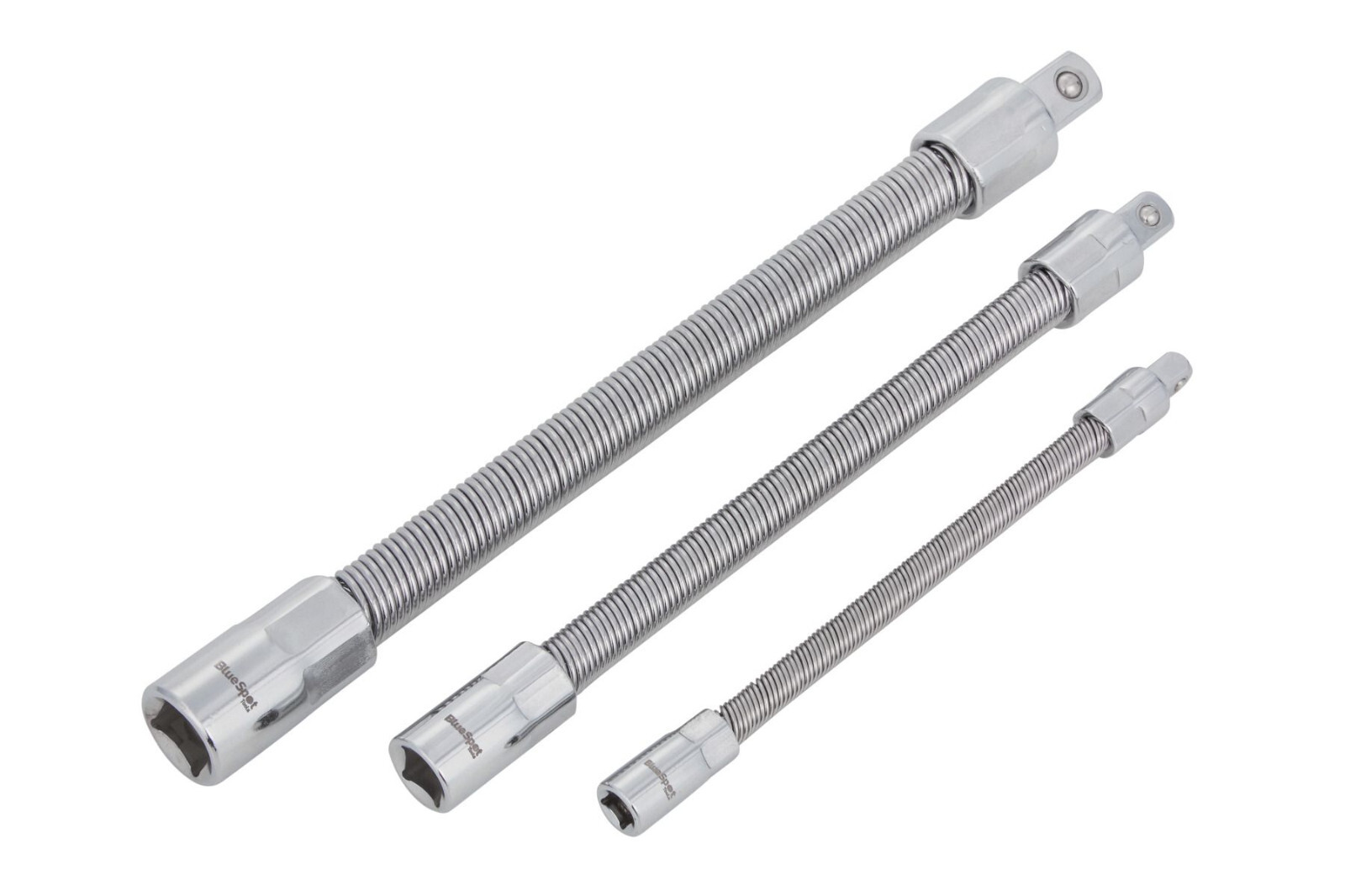 Blue Spot Tools Flexible Extension Bar 3 Pce 1/4» 3/8» 1/2» Handy Tool