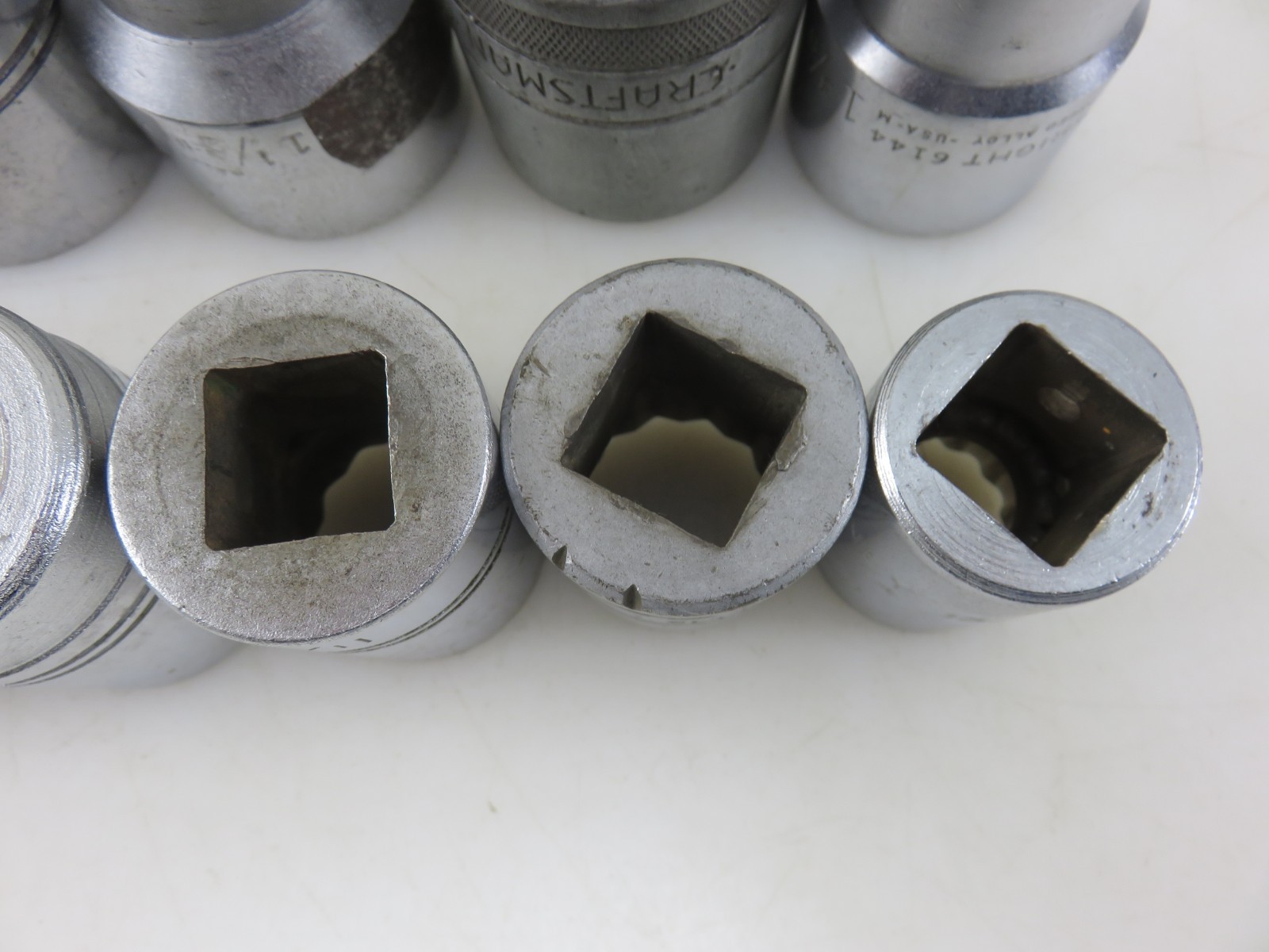 Craftsman S-K Etc. SAE 3/4″ Dr. Socket Set 12pt 15/16″-1 3/4″ 11pc ALL USA MADE