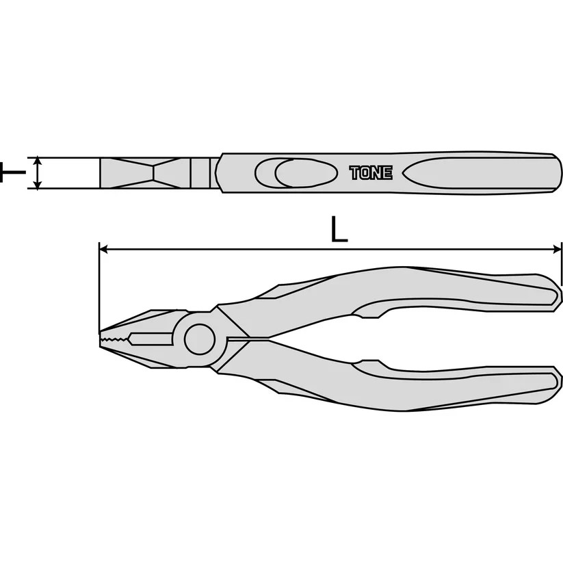 TONE CT-150G LINE MEN PLIERS