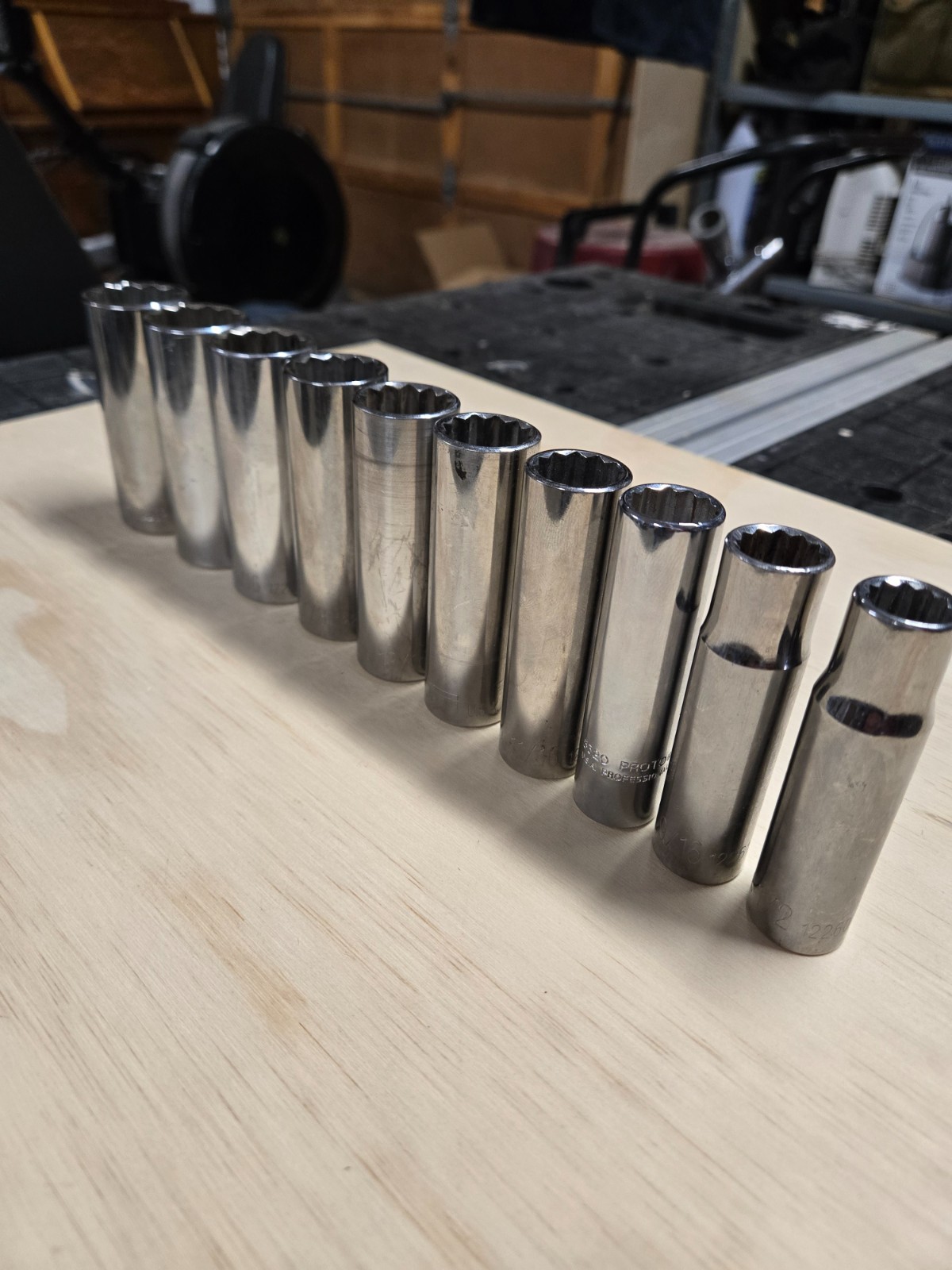 1/2in Drive SAE Deep 12 Point Socket Set