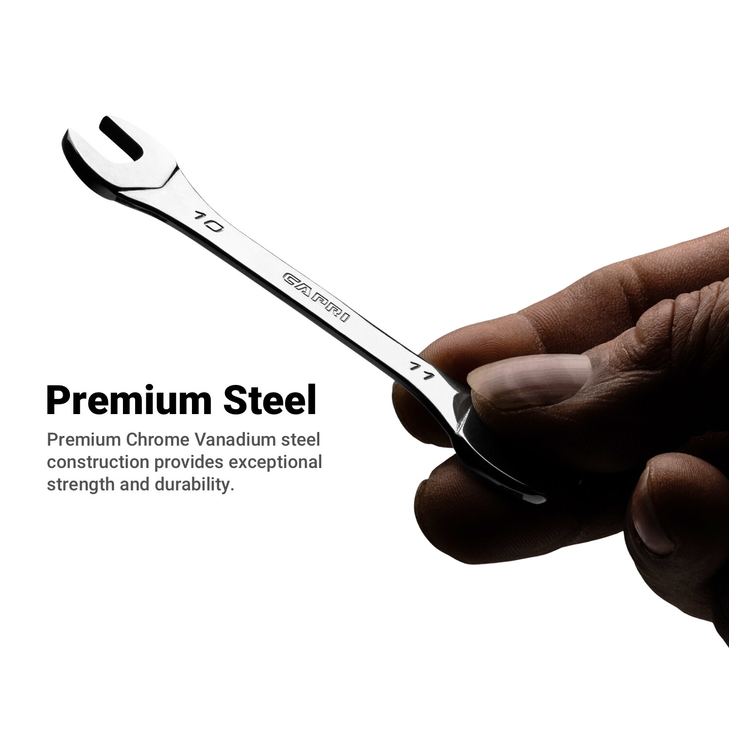 Capri Tools Slim Mini Open End Wrench, Metric and SAE Sizes