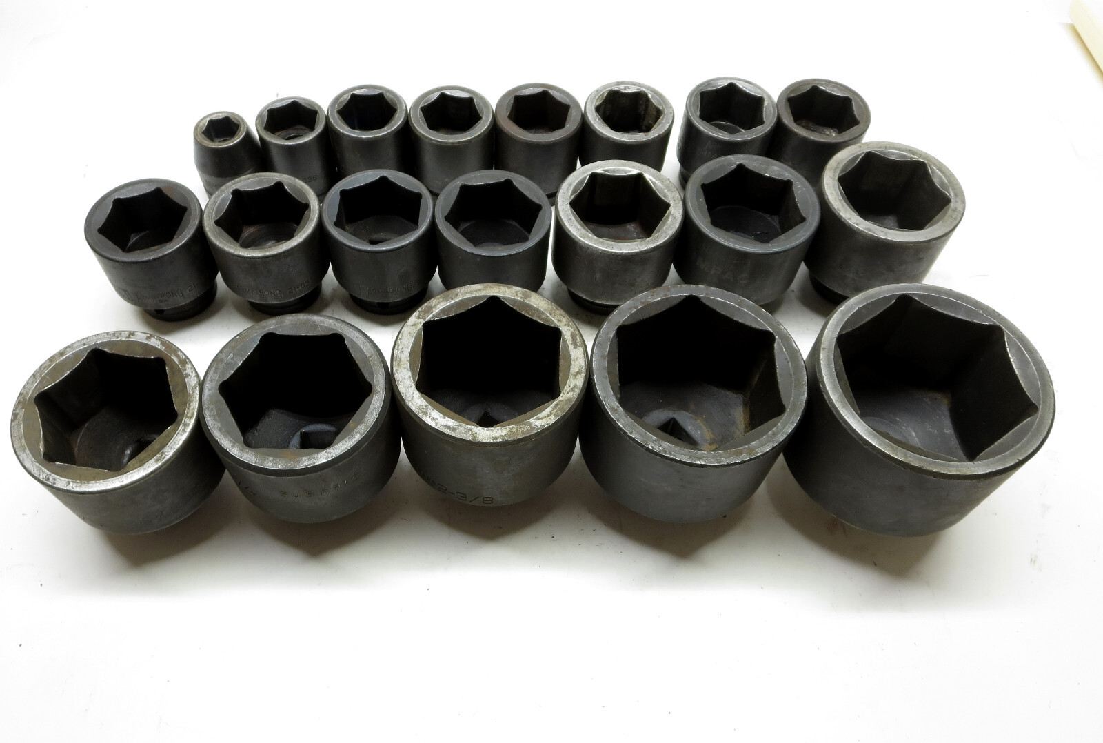 Armstrong & Wright Domestic 3/4 Impact Socket Set of 20 pcs 3/4 – 2-15/16″ USA