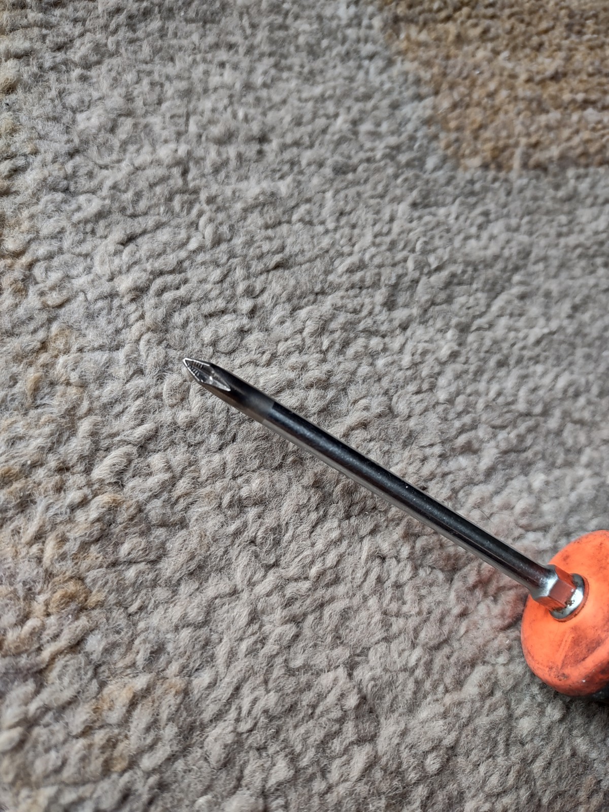Snap-On Tools SDDP31IRA # 1 Phillips Screwdriver Soft Grip Hardened Tip 7″Long