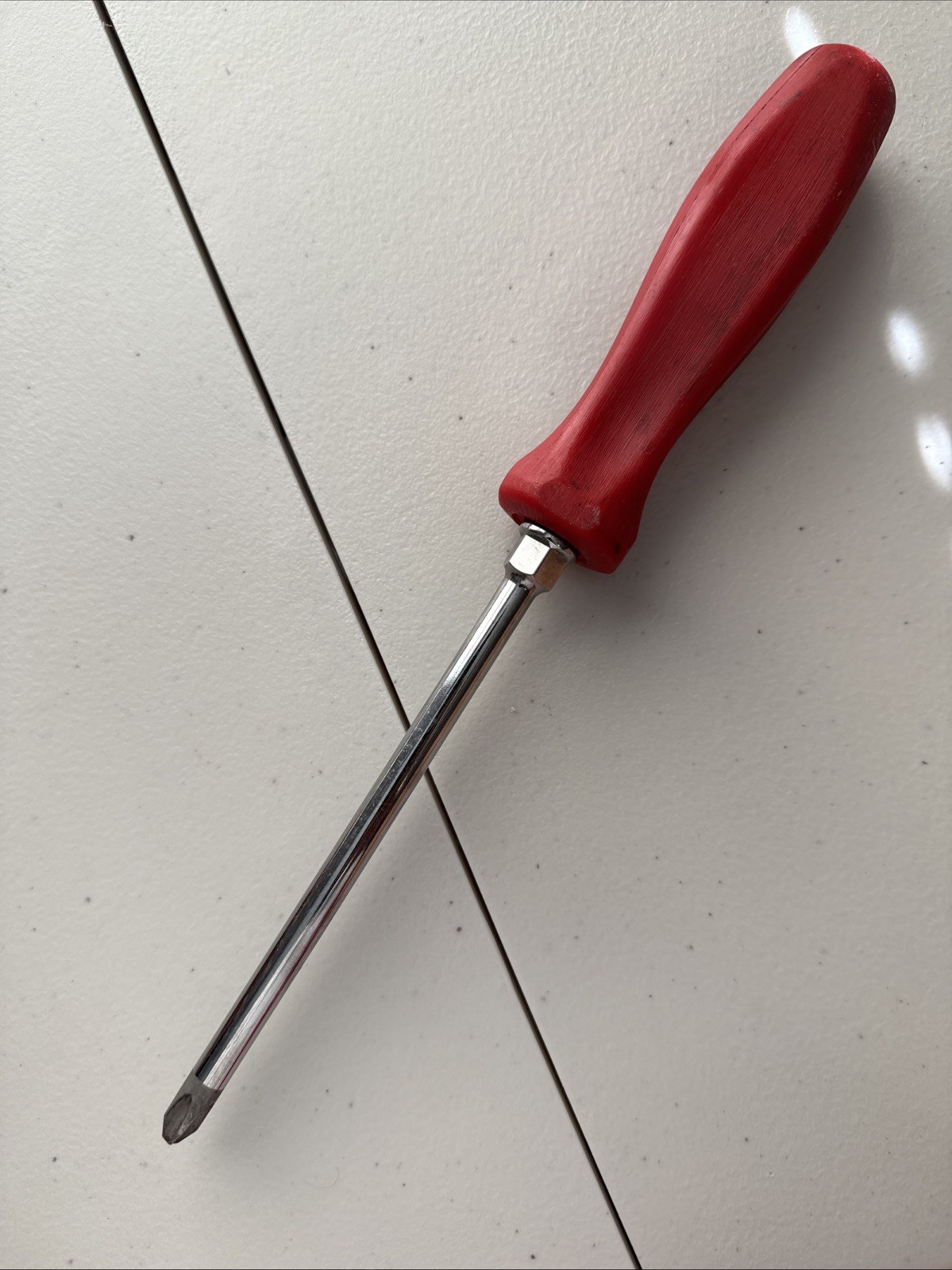 Snap-on SDDP63IRA Red Handle Phillips Head Screwdriver