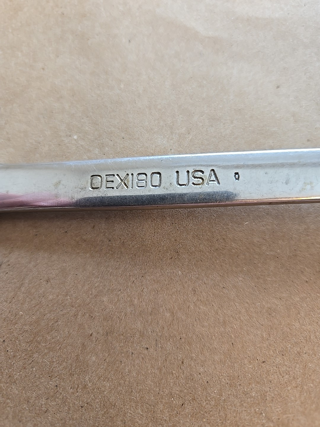 Snap On 9/16″ 12PT SAE Short Chrome Combination Wrench OEX180B