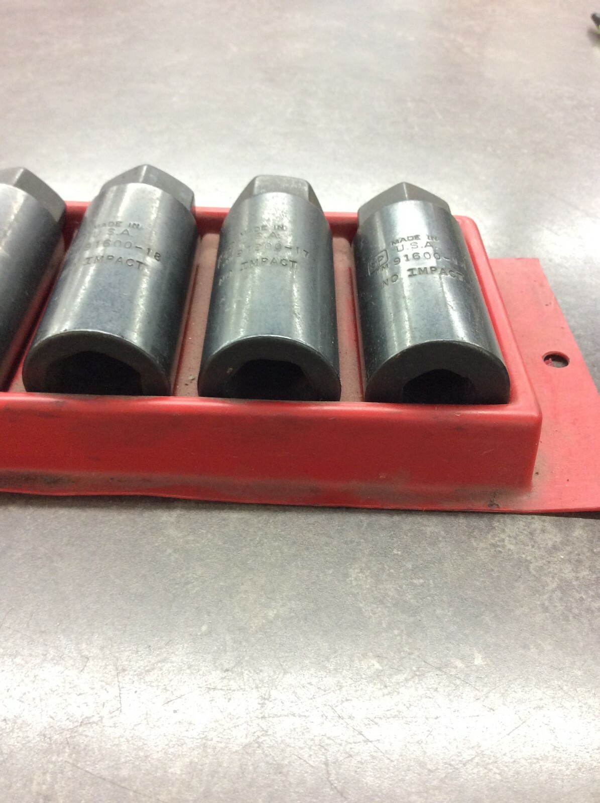 SP USA 91600 NO IMPACT DEEP SOCKETS 14MM,17MM,18MM,19MM,21MM,22MM WITH CASE