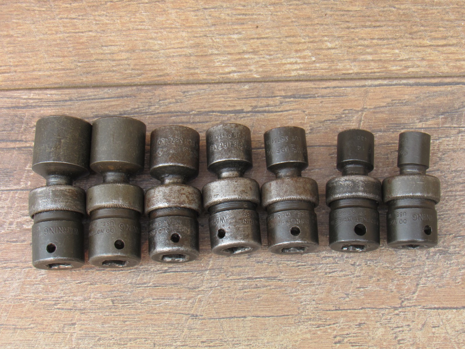 SNAP ON 207IPF 3/8″ DR 3/8″ – 3/4″ SAE IMPACT FLEX SWIVEL SOCKET SET IPF12 – 24