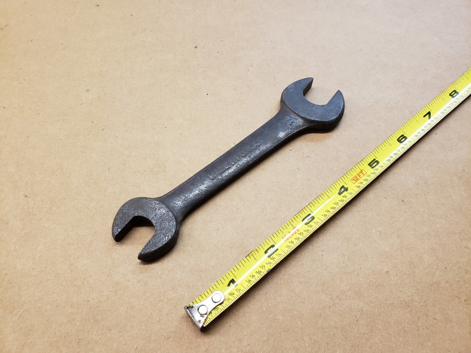Vintage Drop Forged USA 94 9/16″ 5/8 Unmarked Combination Double Open End Wrench