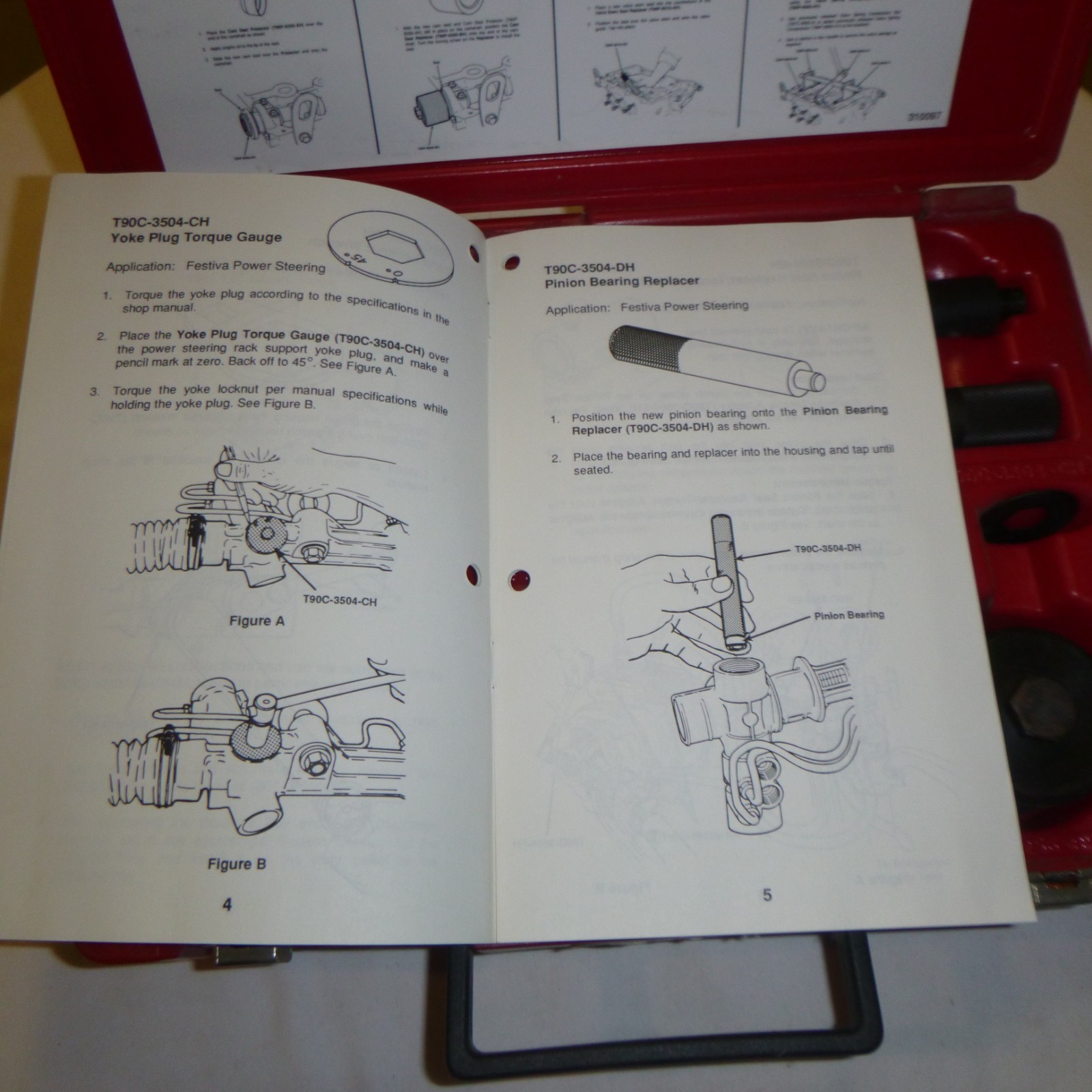 Ford T90P-1000-FH/FH/FLMH Essential Service Set W/Manual