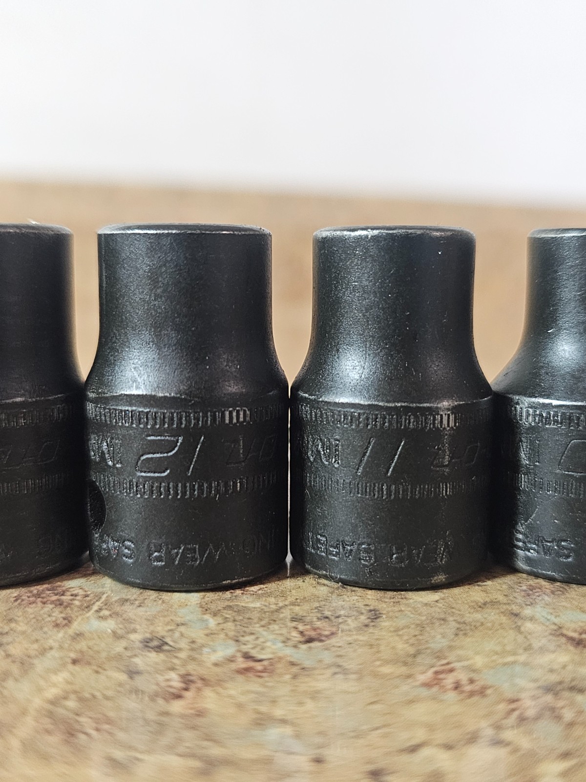 Snap-On 15pc 1/2″ Drive 6PT Metric Shallow Impact Socket Set (10–24 mm) 315IMMYA