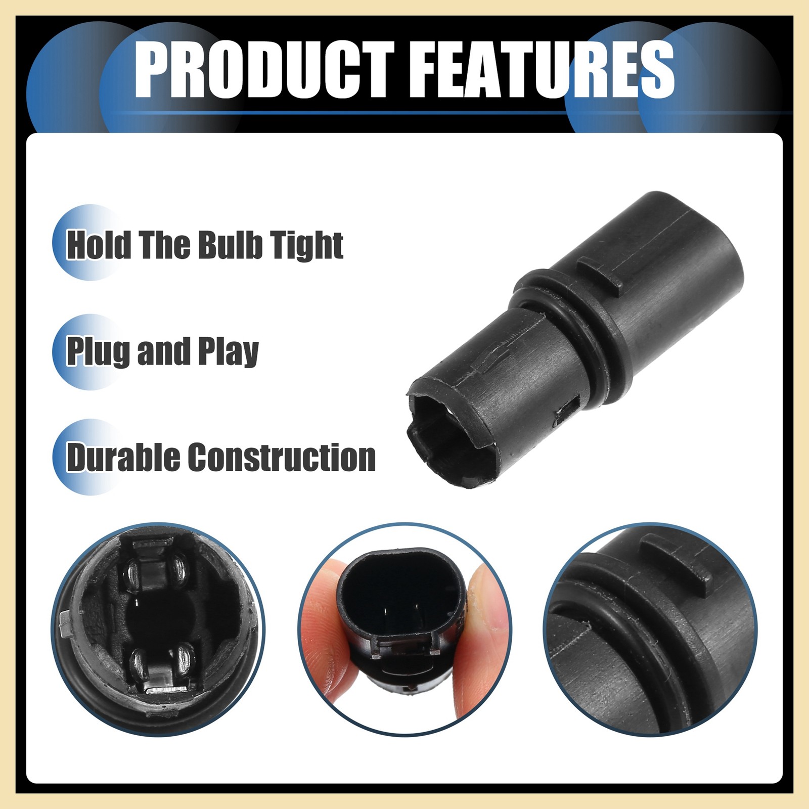 2pcs Side Marker Light Socket No.63138382104 for BMW Mini Cooper 3 5 Series New