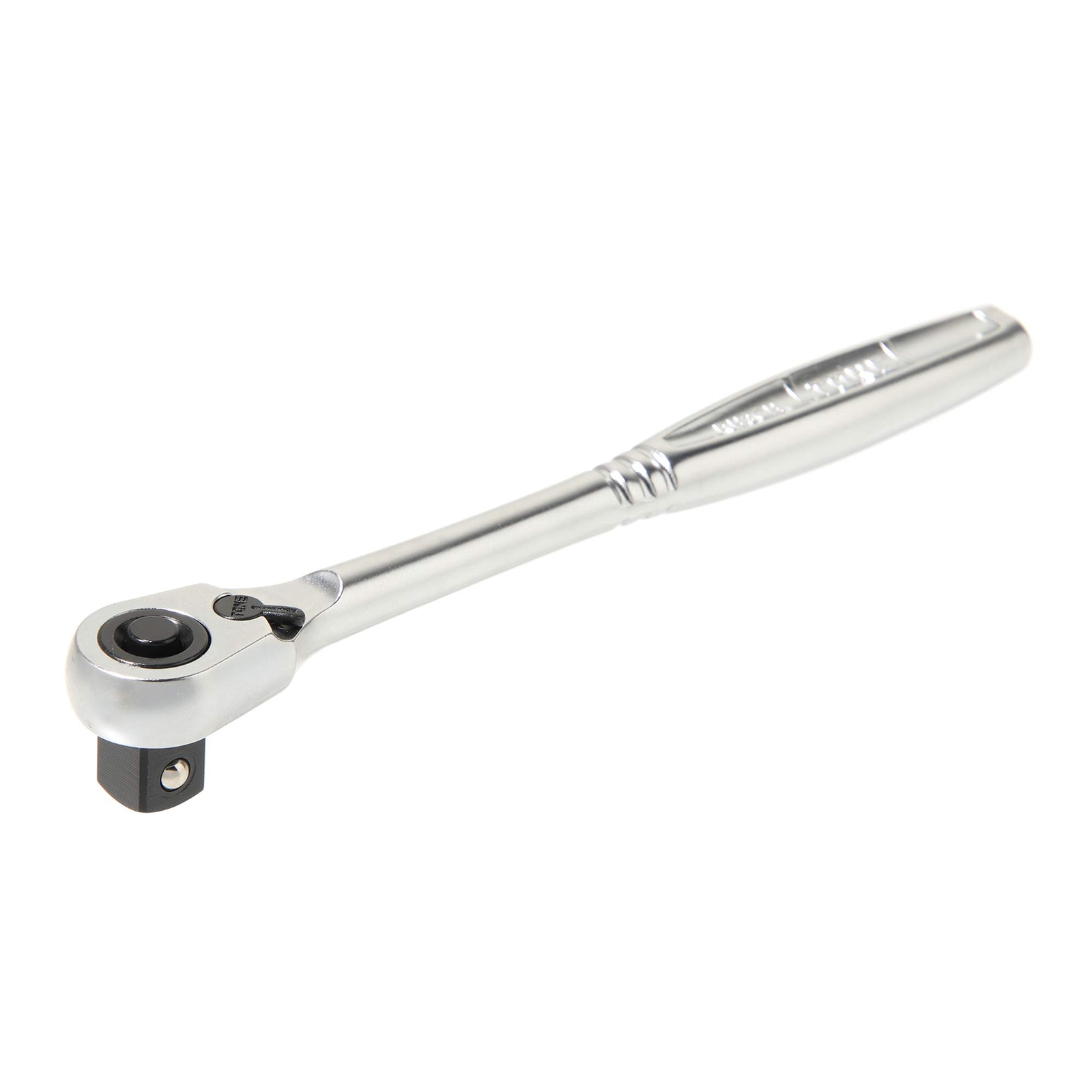 TONE RH3CH 3/8″ Drive 72 Teeth Short Ratchet Silver Black Metal Lightweight
