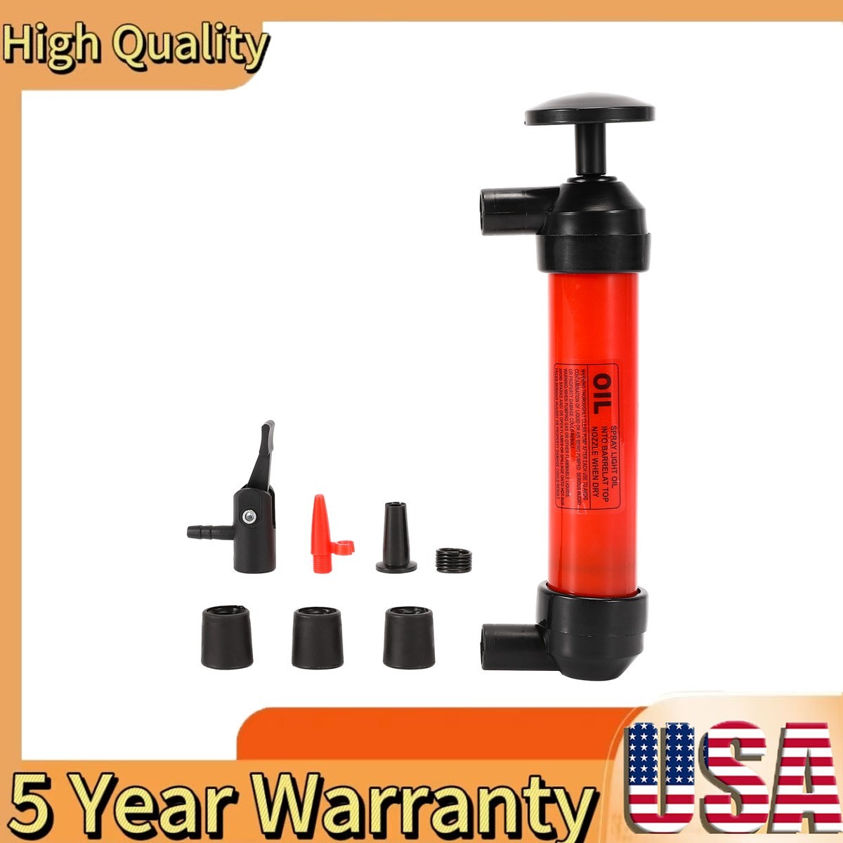 Transmission Fluid Pump Vacuum Suction Filler 1m Plus 1m Length Robust Design