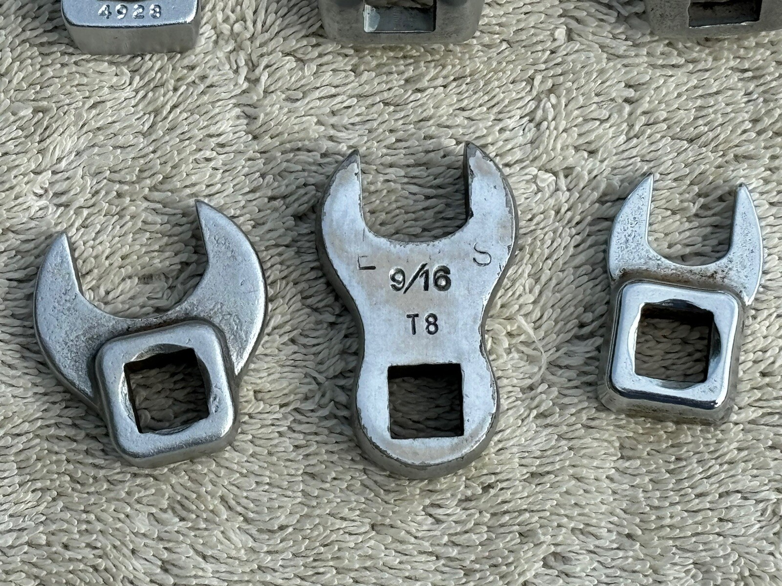 Snap On Crows Feet 3/8” Drive Proto Craftsman Lot Of 10 Different Sockets
