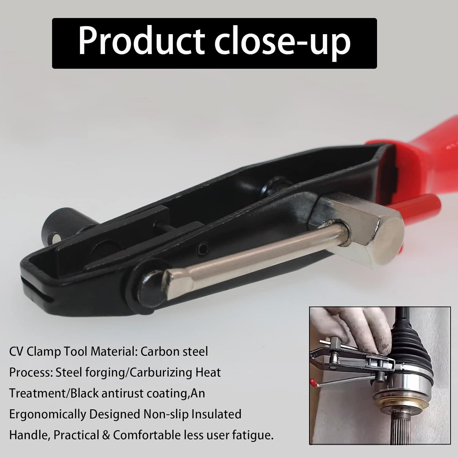 22 PCS CV Joint Boot Clamp Pliers Kit – With Crimp Bands & Tool Case for Cars