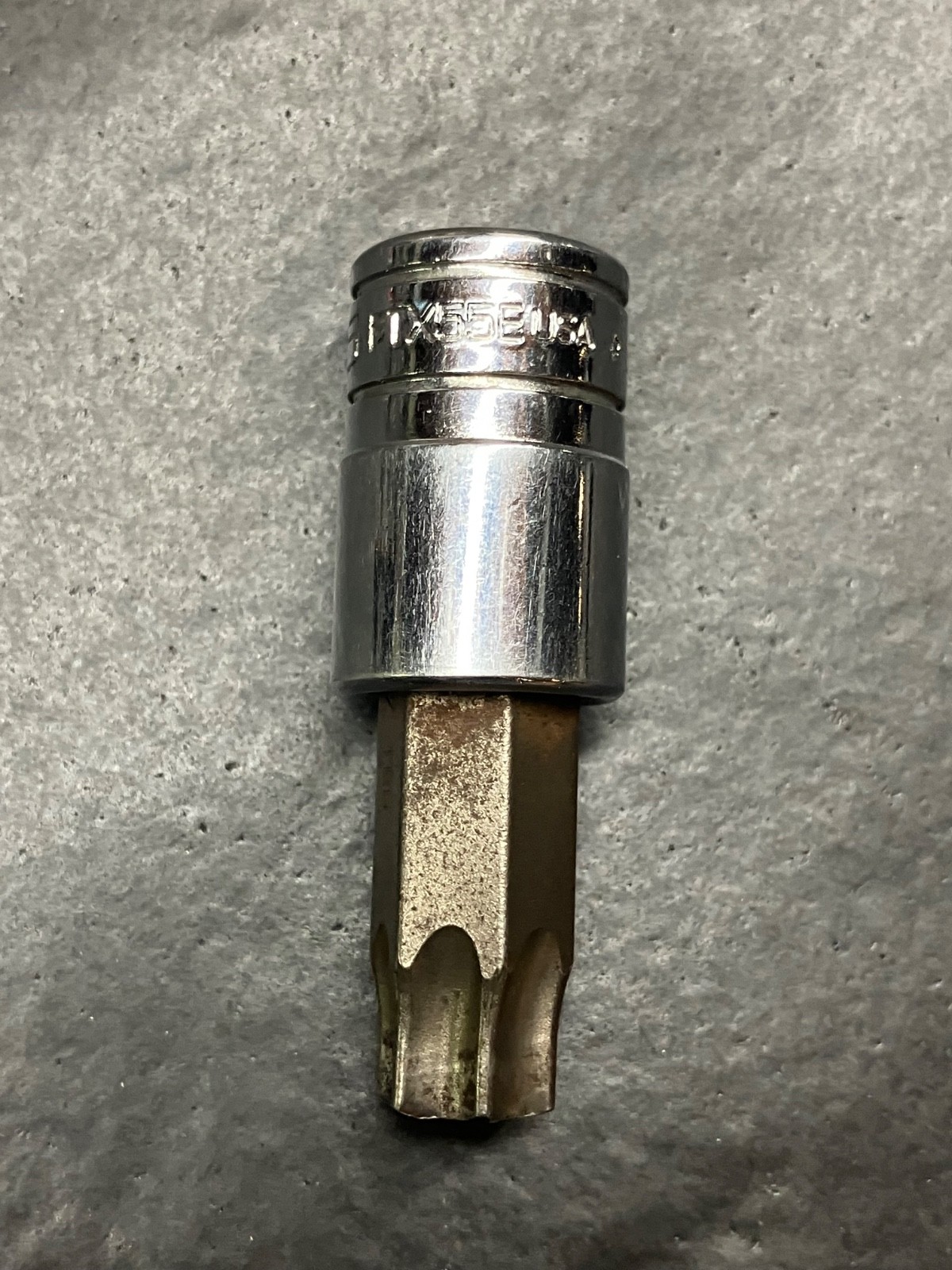 SNAP-ON Standard T55 Torx Bit Chrome Socket Driver 3/8” Dr. – USA – (g)