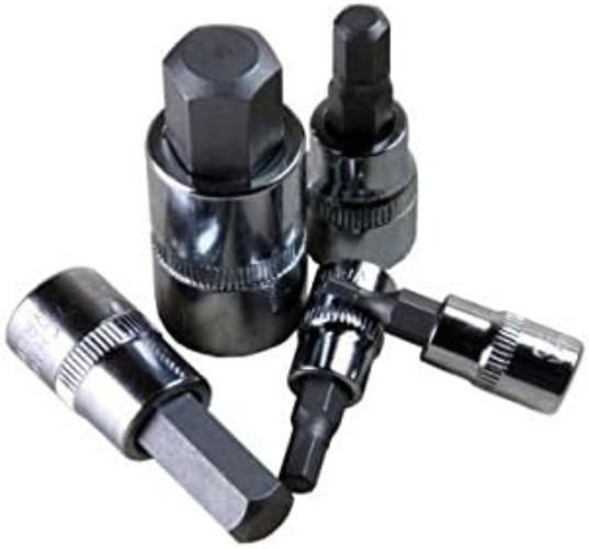 13pc Metric Hex Bit Socket Set 2-14mm for Automotive & Industrial Use