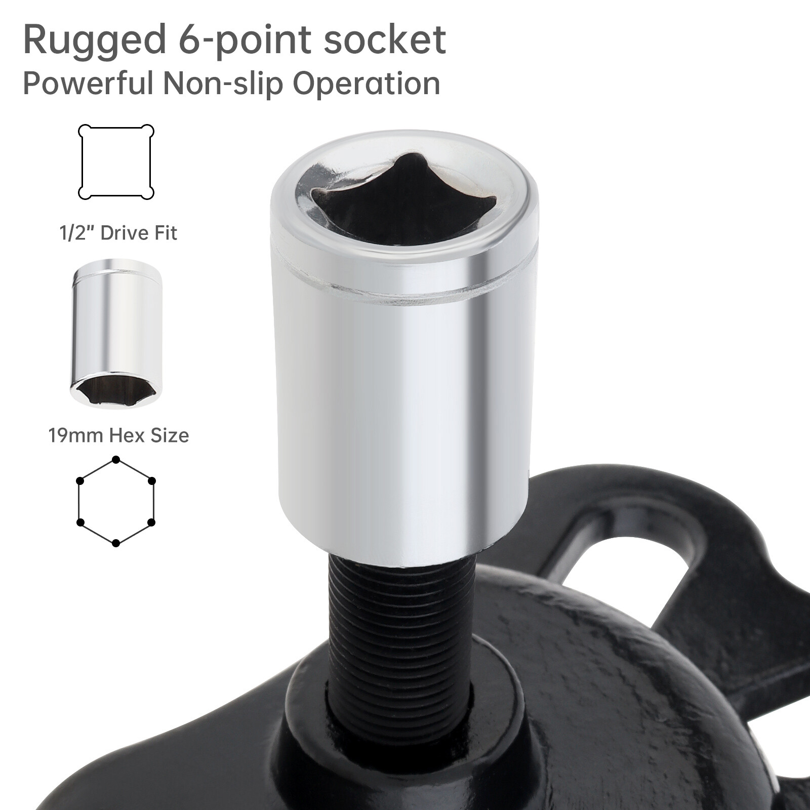 Front Wheel Rear Axle Bearing Puller Flange Type Wheel Hub Axle Remover Tool Kit