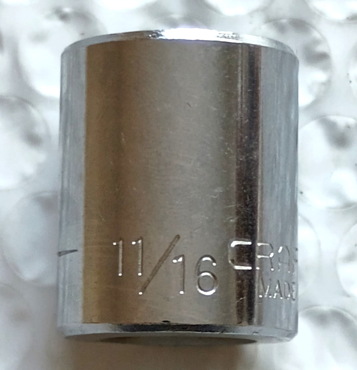CRAFTSMAN TOOLS USA EE44336, 3/8″ DRIVE, 11/16″ SOCKET, SHALLOW, 12 POINT *NEW*