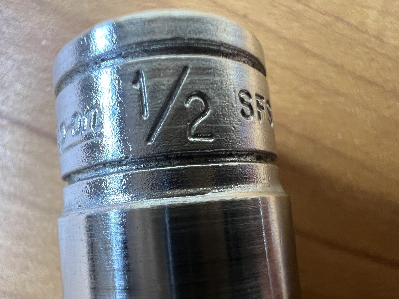 Snap-on Tools S261 – 1/2″ Drive, 13/16″ Deep 12pt SAE Chrome Socket USA