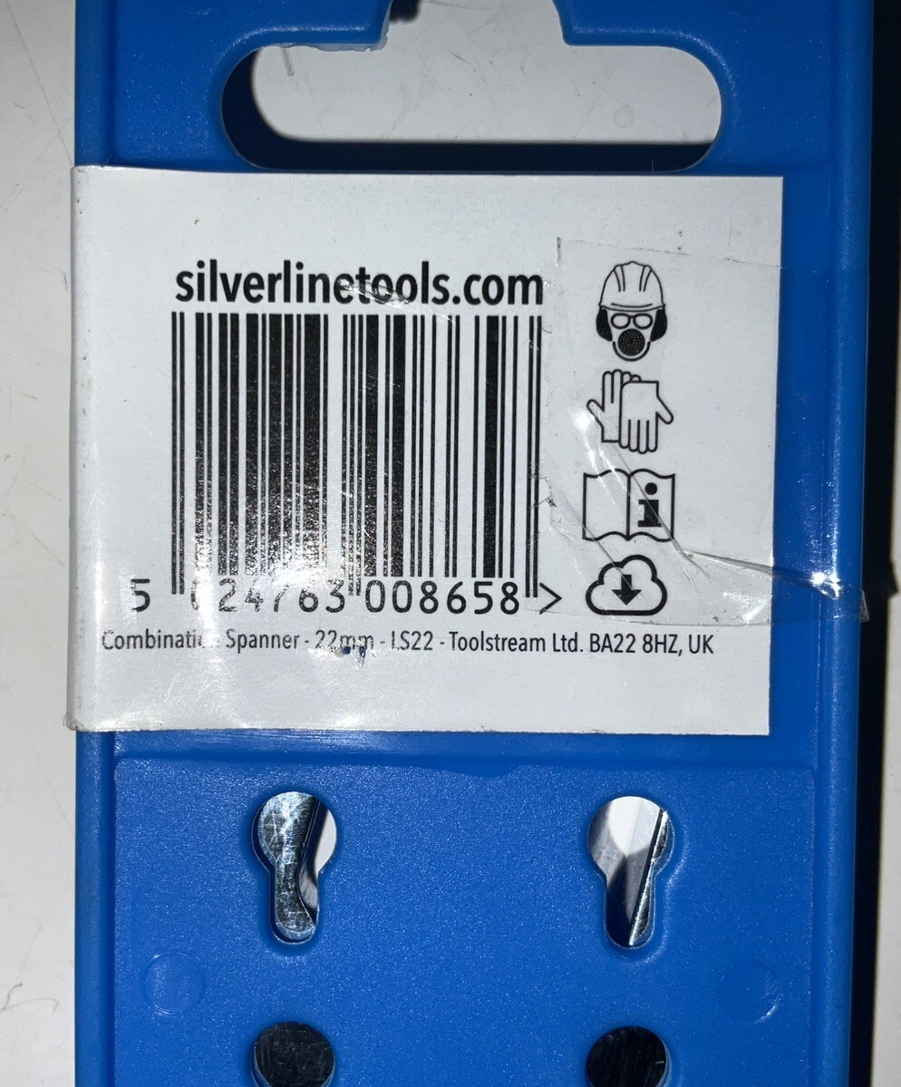 22MM SILVERLINE COMBINATION SPANNER LS22