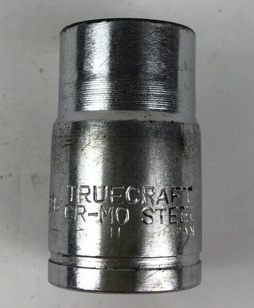 TrueCraft 9/16″ 6 Point 3/8″ Drive Shallow Socket CR-MO G353B Made In Japan