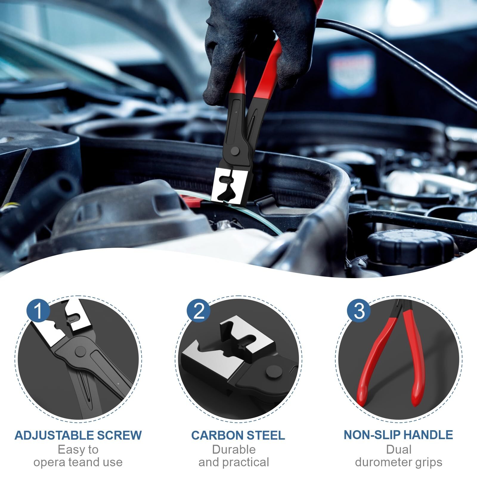 3 Pack Electrical Disconnect Pliers,Electrical Connector Separator for Cars