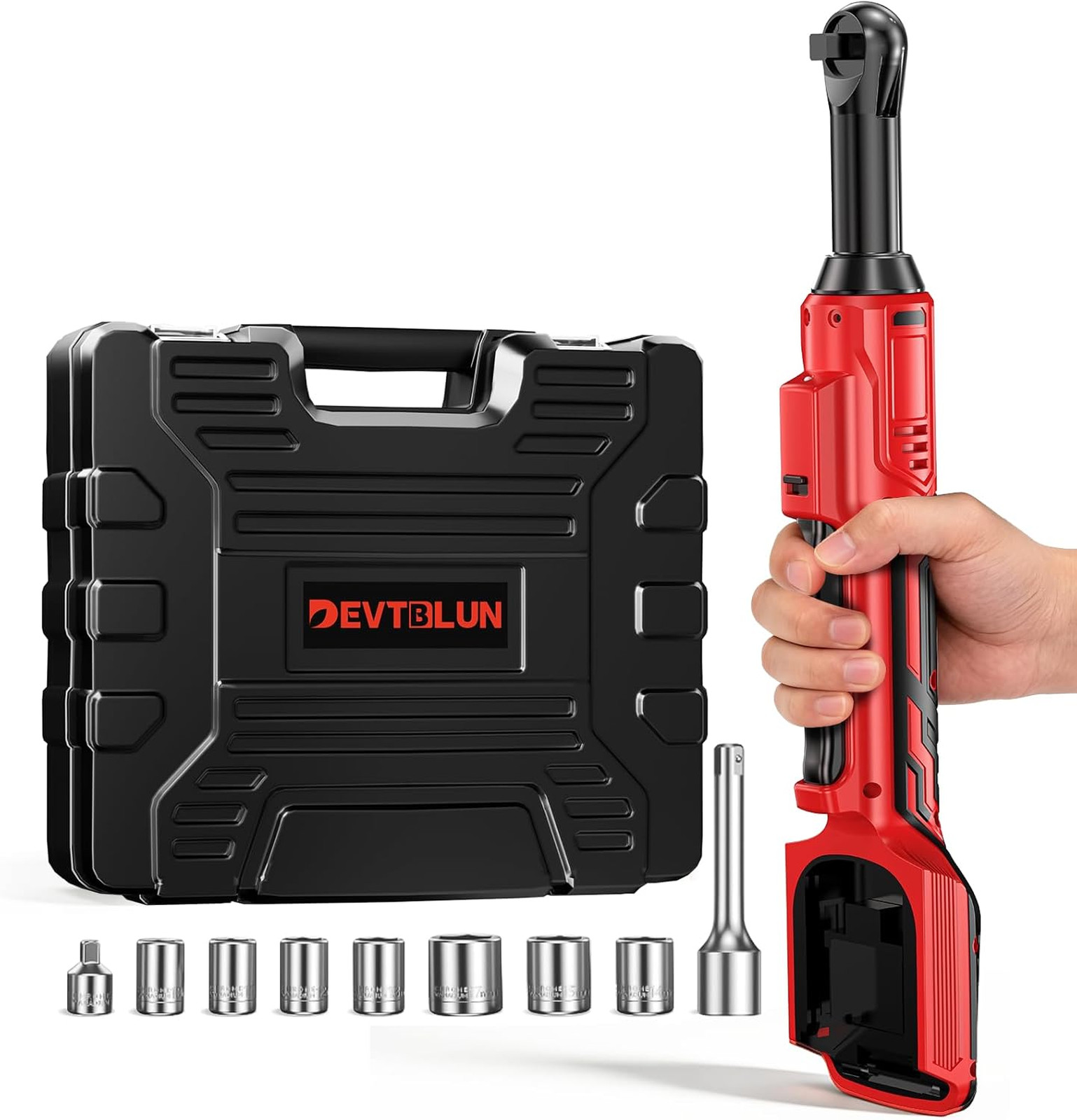 3/8″ Cordless Power Ratchet Wrench Compatible with Milwaukee 18V Battery (No