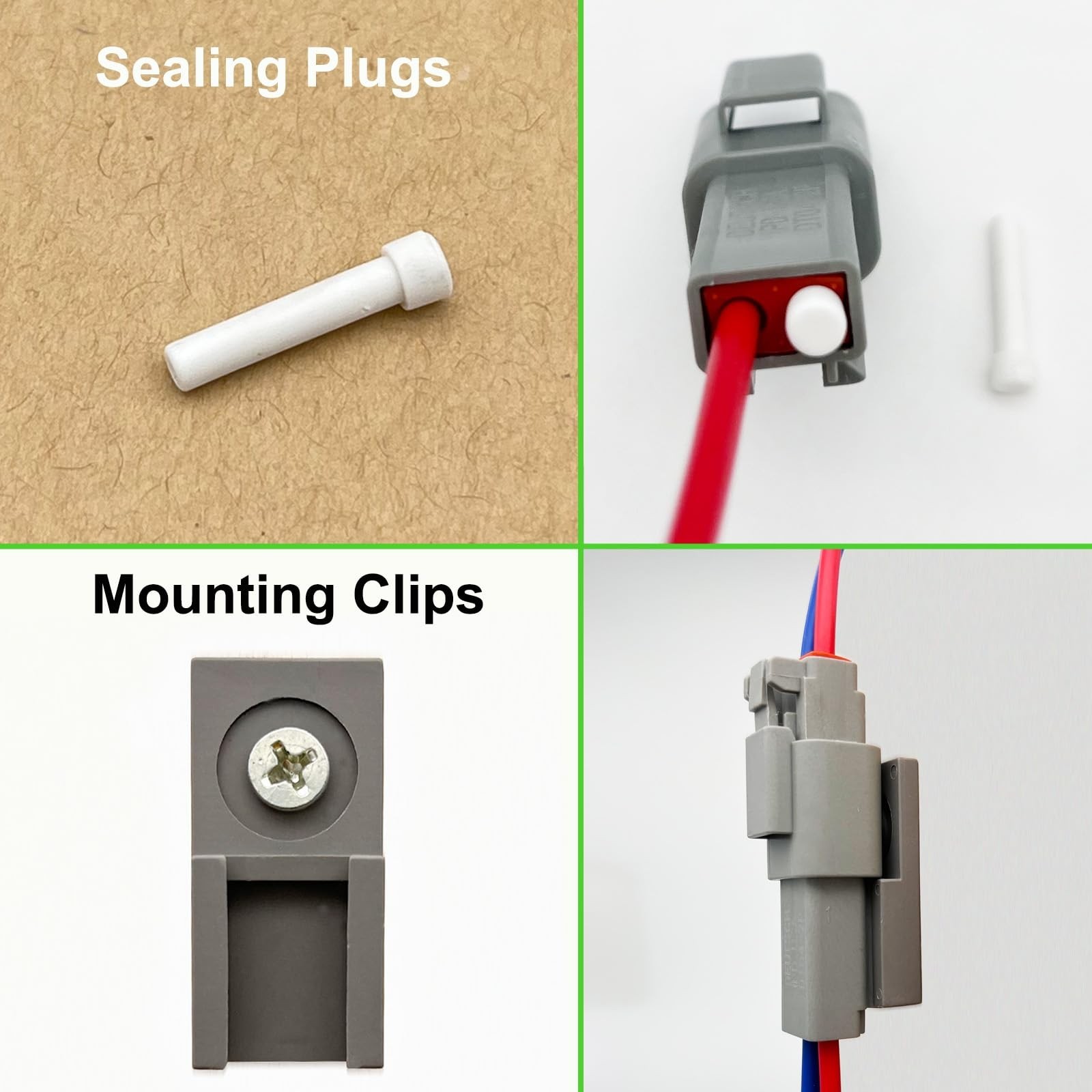 20 Sets Automotive Waterproof DT Connector Kit – 2/3/4/6/8/12 Pin Electrical Con