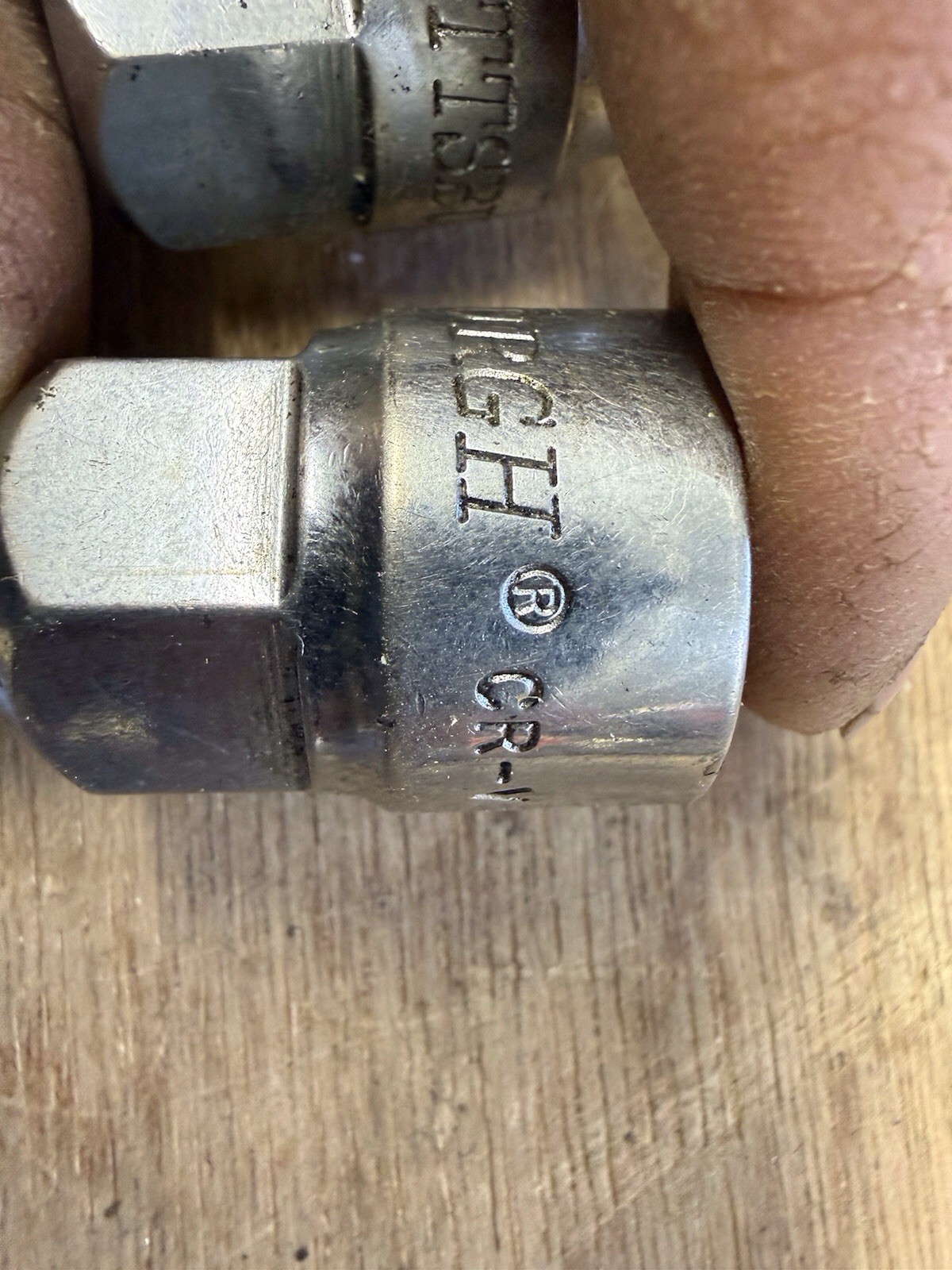 Good Used 3 Piece Pittsburg Pass Thru Sockets Sizes 11mm, 13mm, & 11/16”