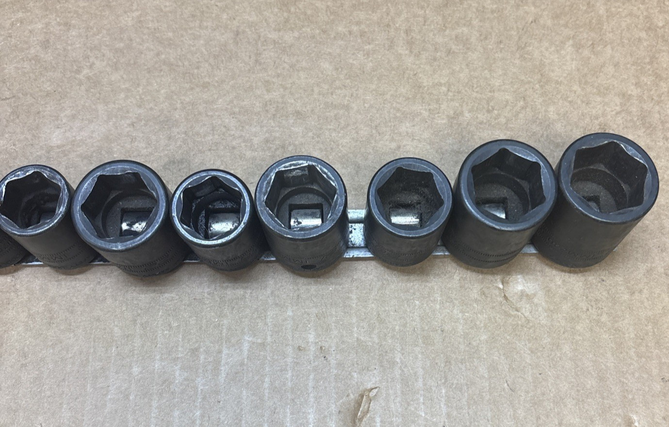Snap-on 15 pc Metric Shallow Impact Socket Set 10-24mm IMM