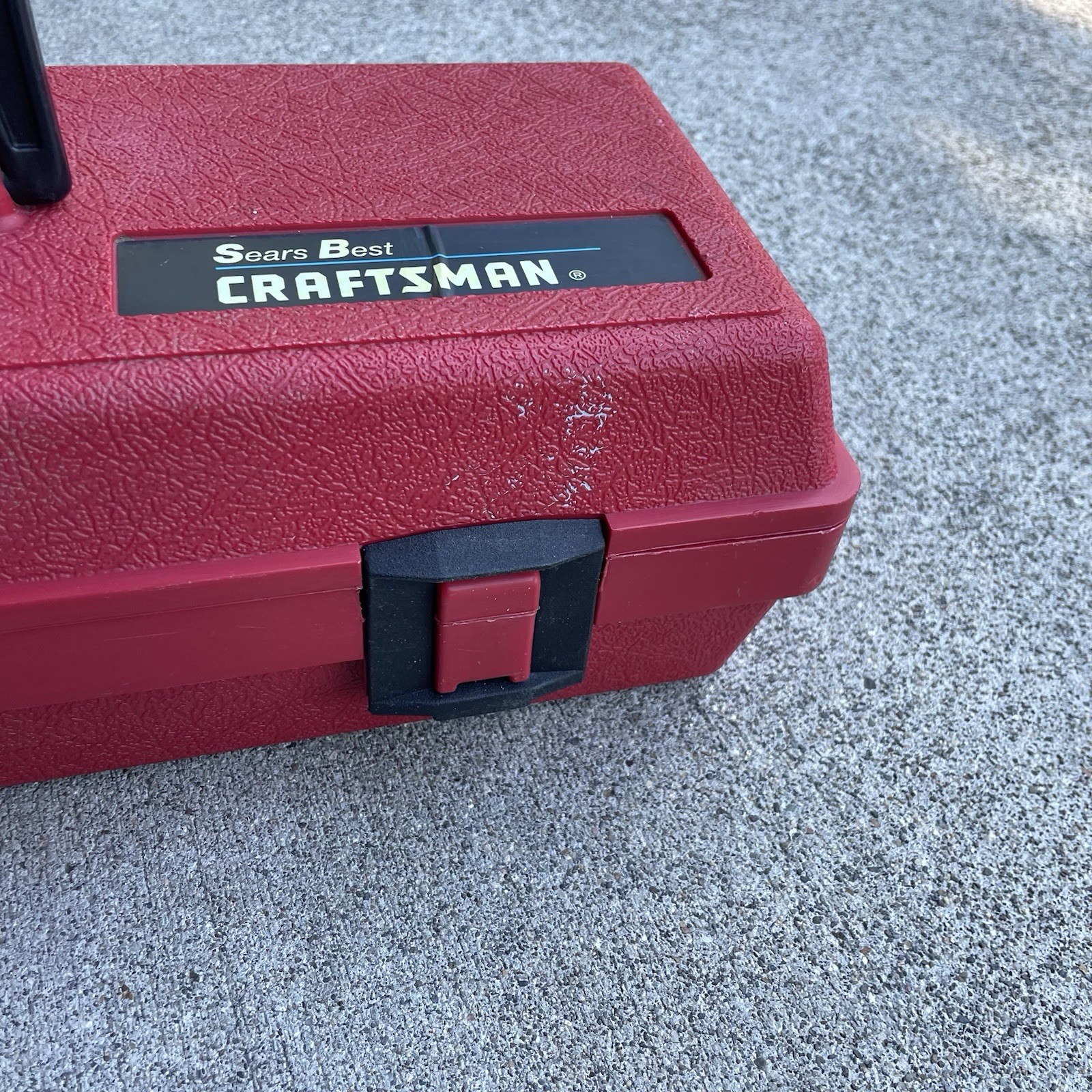 Vintage Sears Best Craftsman USA 18.5″ Red Permanex Tool Box Case